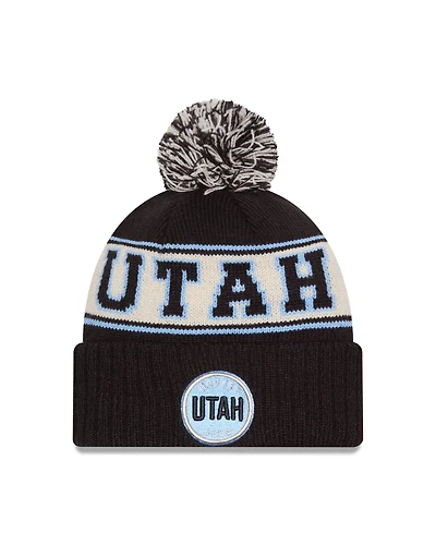 NHL Knit Hat Retro with Pom Utah Hockey Club