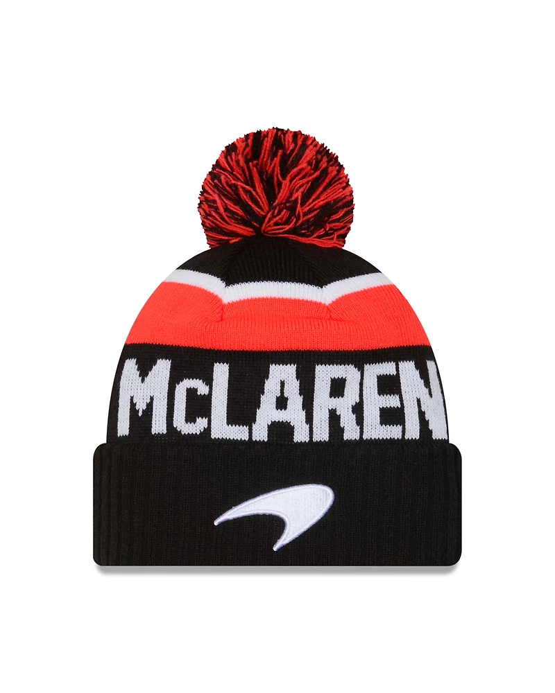 F1 Knit Hat Sport Beanie with Pom McLaren Racing