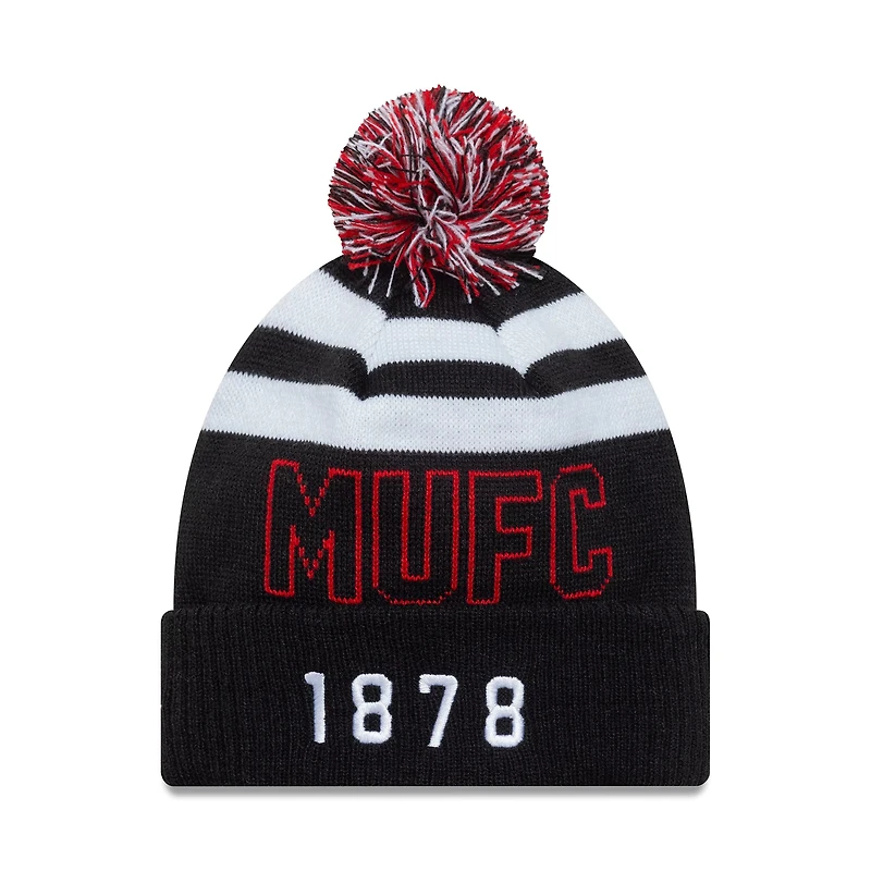 EPL Knit Hat Sport Beanie Cuff Pom Manchester United F.C.