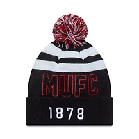 EPL Knit Hat Sport Beanie Cuff Pom Manchester United F.C.