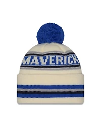 NBA Knit Hat Pom White Classic Mavericks