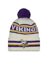 NFL Knit Hat Pom White Classic Vikings