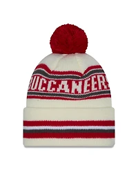 NFL Knit Hat Pom White Classic Buccaneers