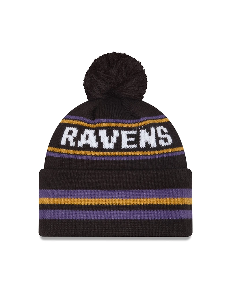 NFL Knit Hat Pom Classic Ravens