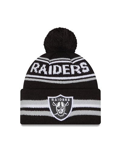 NFL Knit Hat Pom Classic Raiders