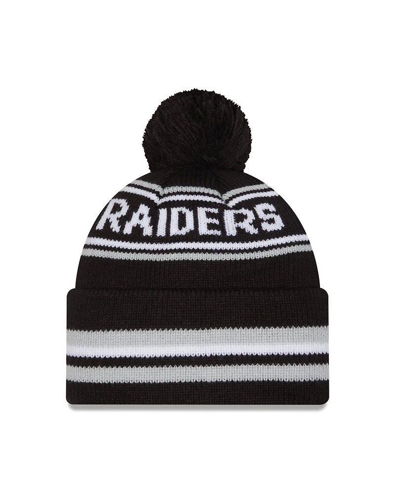 NFL Knit Hat Pom Classic Raiders