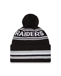 NFL Knit Hat Pom Classic Raiders