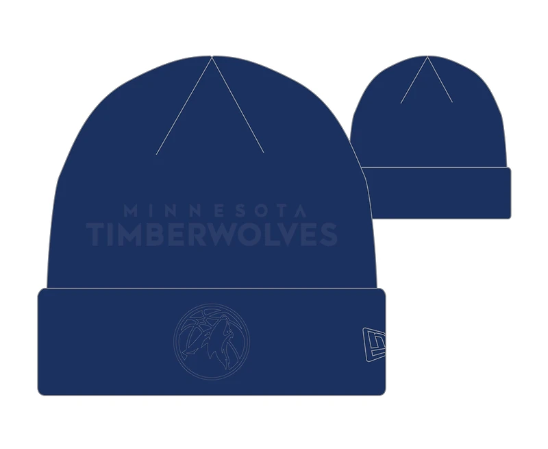NBA Knit Hat Tonal Beanie Timberwolves