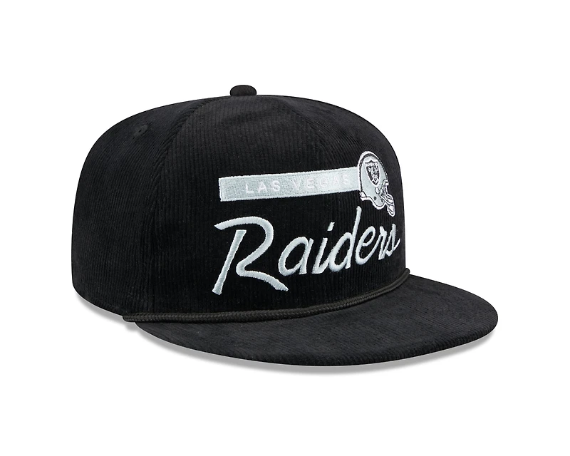 NFL Hat 950 Snapback Cord Rope Raiders