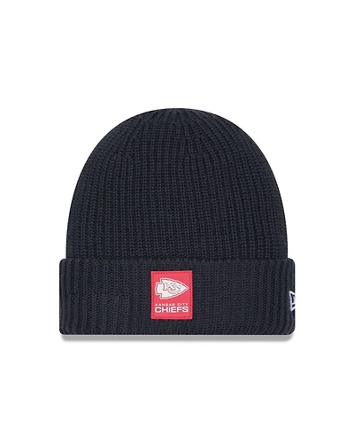 NFL Knit Hat Beanie Sideline 2025 Storm Gray Color Wave Chiefs