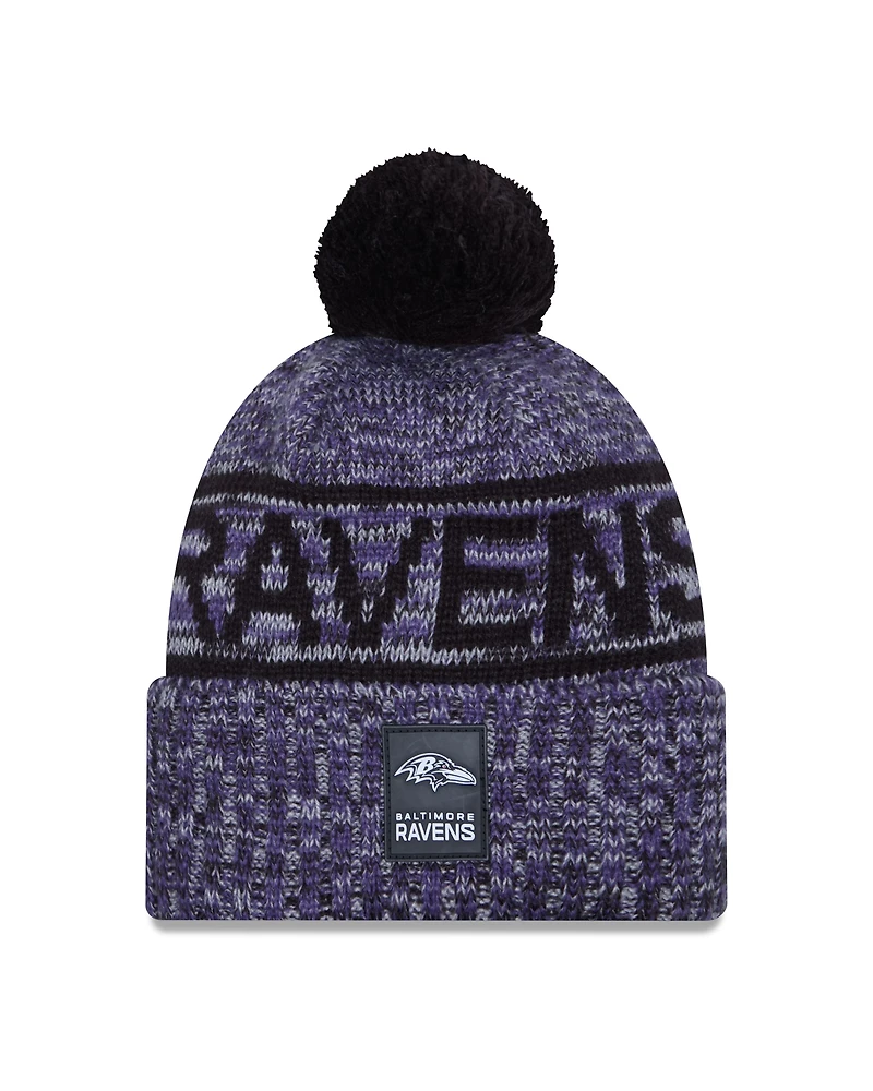 NFL Knit Hat Sideline 2025 Color Wave Ravens