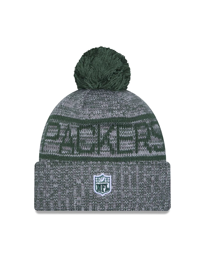 NFL Knit Hat Sideline 2025 Gray Color Wave Packers