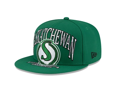 CFL Hat 950 Snapback Oversized Turf Traditions 2025 Roughriders