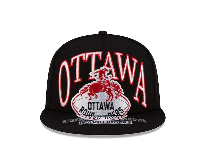 CFL Hat 950 Snapback Oversized Turf Traditions 2025 Rough Riders