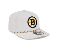NHL Hat 1920 Rope Golfer Snapback White Bruins