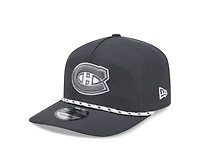 NHL Hat 1920 Rope Golfer Snapback Graphite Canadiens