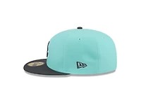 MLB Hat 5950 2026 Color Pack 2T Turquoise and Grey Athletics