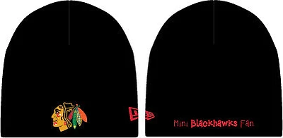 NHL Infant Knit Hat Mini Fan Beanie Blackhawks