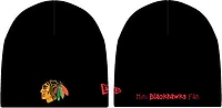 NHL Infant Knit Hat Mini Fan Beanie Blackhawks