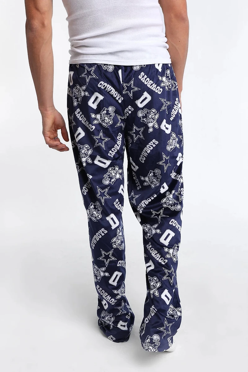 NFL PJ Pants Silky Fleece Cowboys