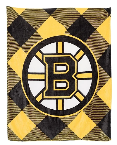 NHL Cozy Cottage Throw 60x50 Bruins