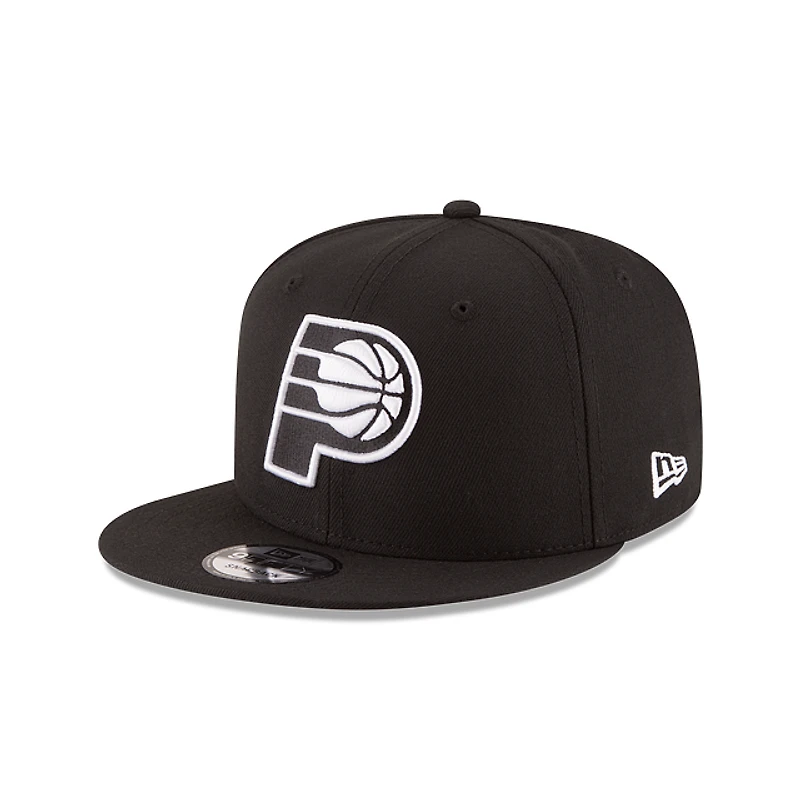 NBA Hat 950 Basic Snap Black and White Pacers