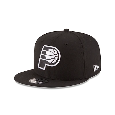 NBA Hat 950 Basic Snap Black and White Pacers