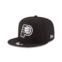NBA Hat 950 Basic Snap Black and White Pacers