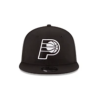 NBA Hat 950 Basic Snap Black and White Pacers