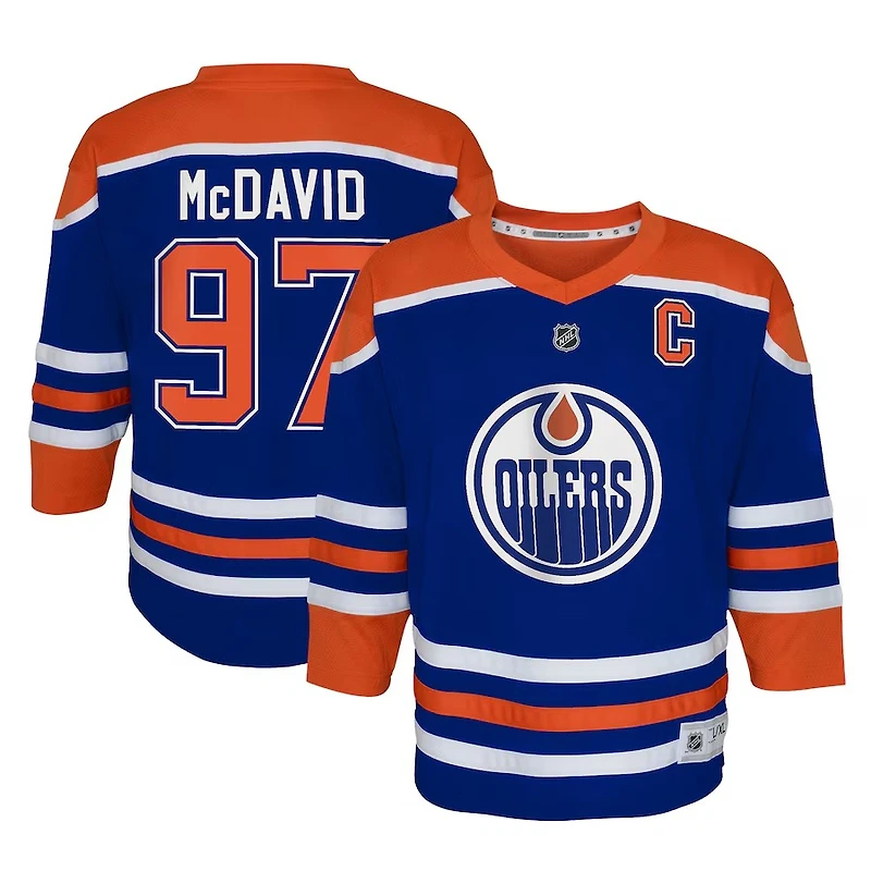 NHL Youth Player Replica Jersey Home Connor McDavid Oilers