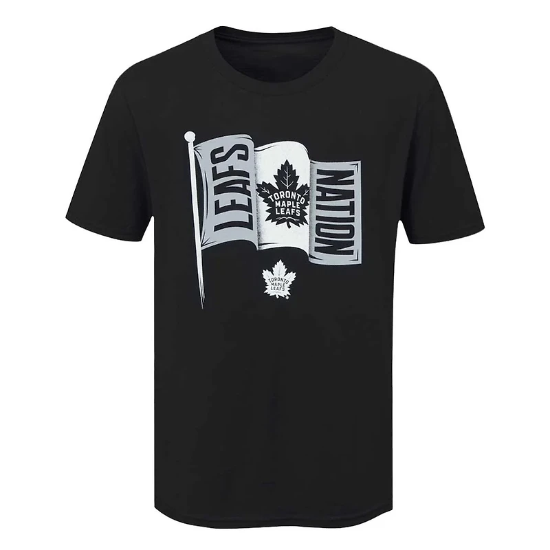 NHL T-Shirt Leafs Nation Flag Maple