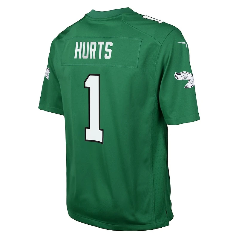 NFL Youth Player Game Jersey Alternate Kelly Green Jalen Hurts Eagles