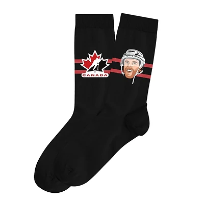 Hockey Canada Player Socks Black Connor Mcdavid Hockey Canada