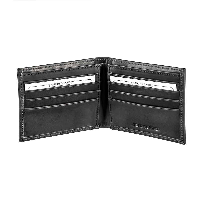 NHL Wallet Vegan Leather Bi-Fold Maple Leafs