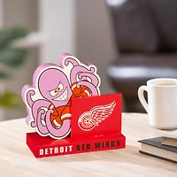 NHL Mascot Statue with Logo Red Wings