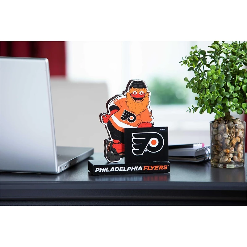 NHL Mascot Statue with Logo Flyers