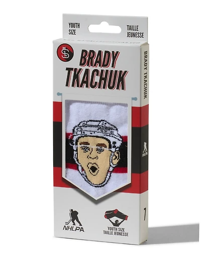 NHLPA Youth Player Socks Brady Tkachuk Senators