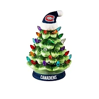 NHL LED Ceramic Christmas Tree 8 Inches Canadiens