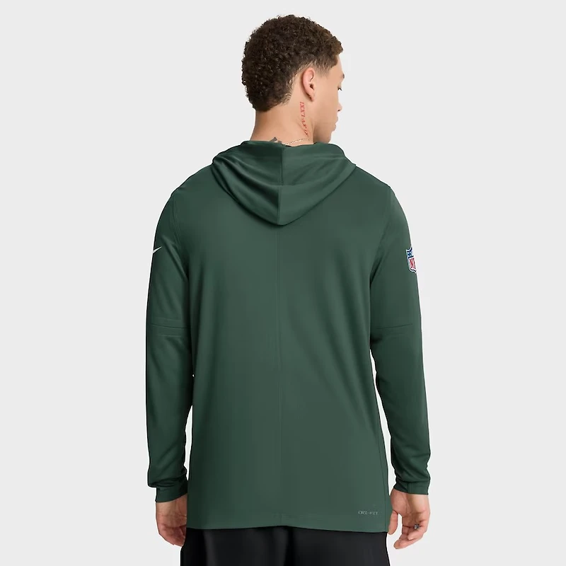 NFL Dri-FIT Long Sleeve Hoodie 2025 Sideline Pure Fury Packers