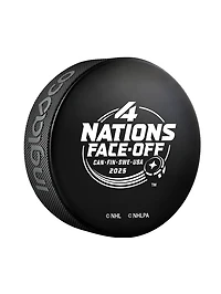 NHL 4 Nations Face-Off Team Canada Souvenir Collectors Puck Team Canada