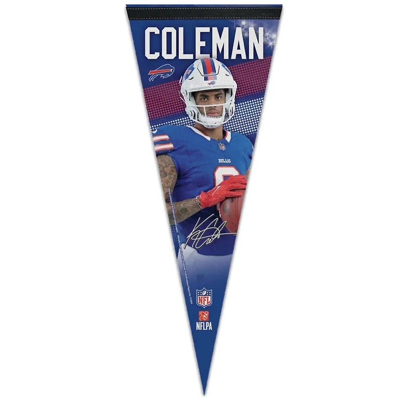 NFL Player Felt Pennant Keon Coleman Bills