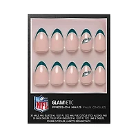 NFL Glamnetic French Tip Press-On Nails Eagles