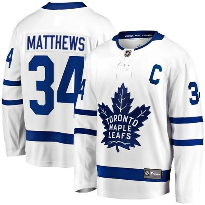 NHL Player Replica Breakaway Jersey Away Auston Matthews Maple Leafs