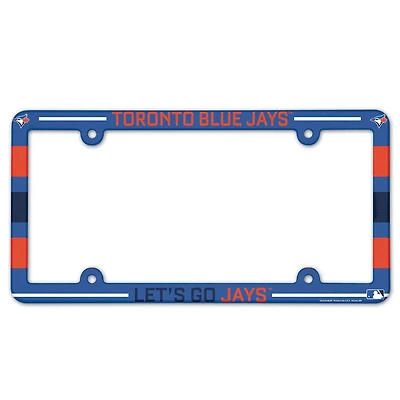 MLB License Plate Frame Plastic Blue Jays