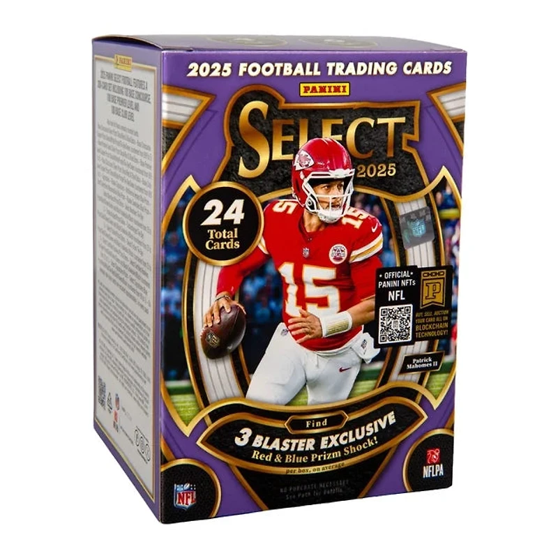 NFL Select Football Trading Cards 2025 Blaster Box