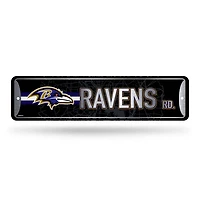 NFL Metal Street Sign 4" x 15 Ravens