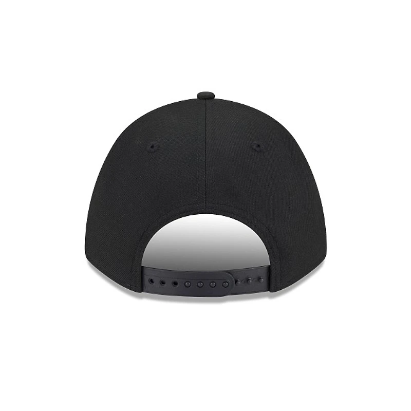 NFL Hat 940 Snapback A-Frame M-Crown Black and White Patriots