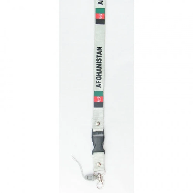 Country Lanyard Afghanistan (Grey)