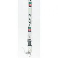 Country Lanyard Afghanistan (Grey)