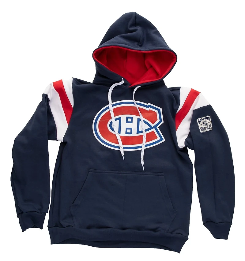 NHL Hoodie Retro Varsity Inset Canadiens